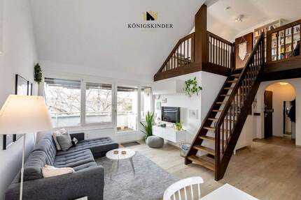 Galerie-Maisonette mit Balkon & TG - ruhig, zentral, hochwertig wohnen in Ludwigsburg