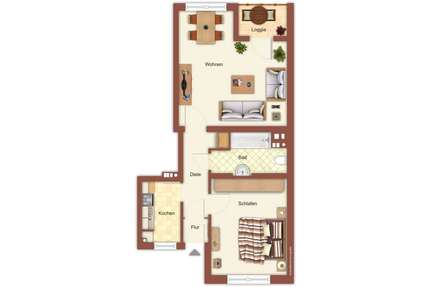 Wohnung zum Mieten in Mönchengladbach 289,86 € 49.78 m²