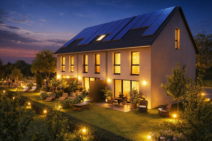 Neubau-Reihenhäuser mit Terrasse, auf eigenem Grundstück, S-Plieningen (höchster KFW-Standard) - Stuttgart