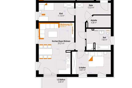 Wohnung zum Kaufen in Füssen 519.000,00 € 83.08 m²