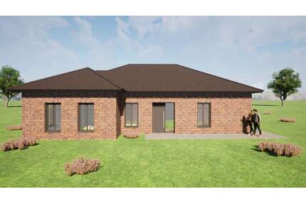 Schlüsselfertiger Neubau-Bungalow in Herzlake mit durchdachter Planung