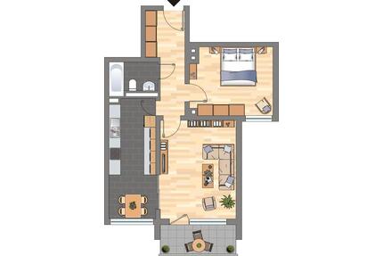 500EUR Gutschein bei Anmietung bis 15.04! 2-Zimmer-Wohnung in Bellheim mit Balkon!