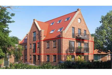 Helle Obergeschosswohnung auf Juist mit Balkon, in direkter Strandnähe