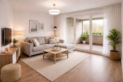MIete vom Amt? - kein Problem * Etagenwohnung mit Balkon und Fahrstuhl , bezugsfrei - Herford Innenstadt