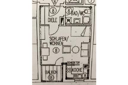 1-Raumwohnung zu vermieten - 520,00&nbsp;EUR Kaltmiete, ca.&nbsp; 32,00&nbsp;m&sup2; in Dresden (PLZ: 01157) Cotta