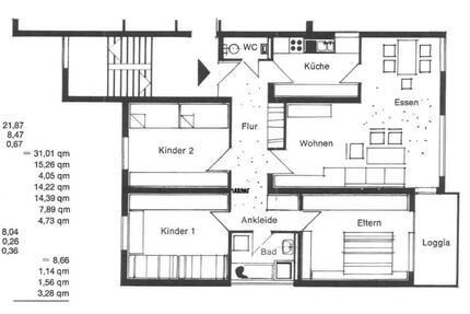 Charmante 4,5 Zimmer Wohnung in guter Lage in Backnang