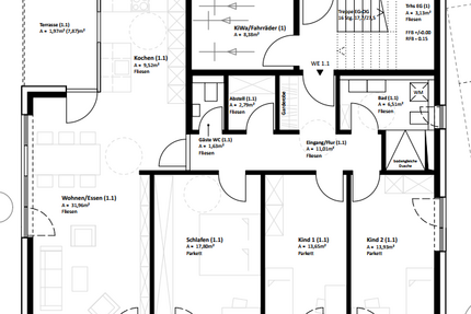 Wohnung zum Mieten in Neckarsulm 1.467,38 € 107.5 m²