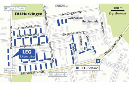 2-Zimmer-Wohnung in Duisburg Huckingen