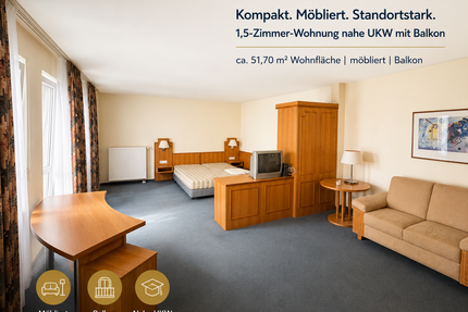 Wohnung zum Kaufen in Würzburg 210.000,00 € 51.7 m²