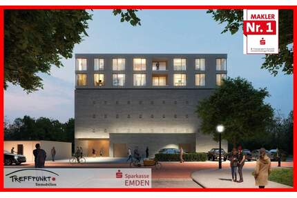 TECTUM: Hochwertige 2-Zimmer-ETW über den Dächern Emdens