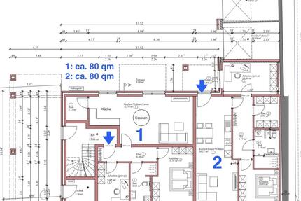 Zentralgelegene Bürofläche mit Wohnungsanteil möglich - Erstbezug - Löningen
