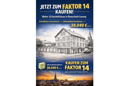 Attraktives Wohn- und Geschäftshaus in Lennep - Remscheid Reinshagen