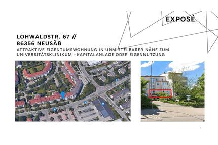 Helle 3-Zi-Wohnung 76 m², TG-Stellplatz, Balkon & Wintergarten - Neusäß
