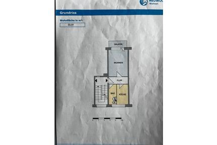 Große 1 Raum Wohnung - 374,00&nbsp;EUR Kaltmiete, ca.&nbsp; 34,00&nbsp;m&sup2; in Neubrandenburg (PLZ: 17034) Datzeberg