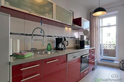 (EF0674_M) Erfurt: Krämpfervorstadt, schicke 3-Zimmer-Wohnung mit eigener Terrasse, WLAN, PKW-Stellplatz