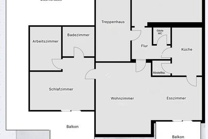 Exklusive Penthousewohnung mit größzügiger Dachterasse - Bad Kissingen