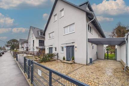 Solln: Baujahr 2023: Moderne Doppelhaushälfte mit schönem Westgarten und Carport - München Thalk.Obersendl.-Forsten-Fürstenr.-Solln