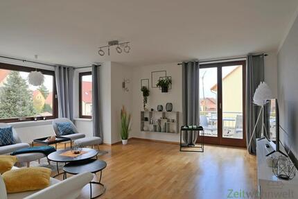 (EF0734_M) Erfurt: Brühlervorstadt, neu renovierte und neu möblierte Wohnung mit Parkett und Balkon, WLAN