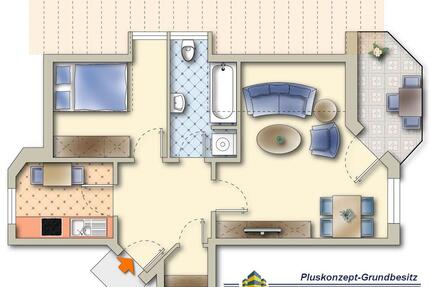 2-Zimmer-Wohnung mit Balkon und Einbauküche in ruhiger Lage - Schneverdingen