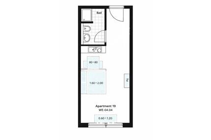 Furnished quite studio apartment Zülpicher Barbarossaplatz - Köln Innenstadt