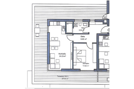 Penthousewohnung in Fischerdorf - Deggendorf