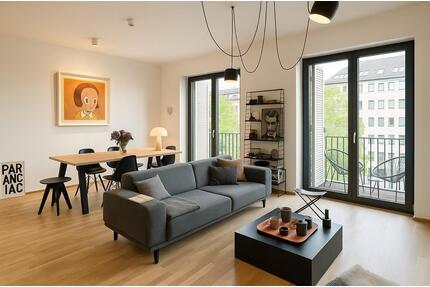 Möblierte Luxuswohnung mit Balkon, Aufzug und Design-Ausstattung - Köln Innenstadt