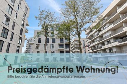 Erstbezug: Stilvolle 3-Zimmer-Wohnung mit Seeblick im 2.OG (mietpreisgedämpft) - Düsseldorf Heerdt