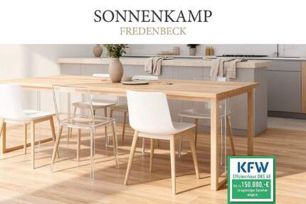 KfW40QNG: Moderne Obergeschosswohnung mit Balkon - Fredenbeck