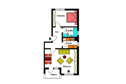 2-Raumwohnung in der Mühlbergerweiterung - Marienberg
