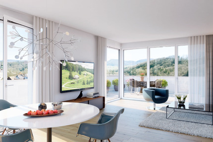 Neubau-Penthousewohnung mit einzigartigem Ausblick in Stühlingen