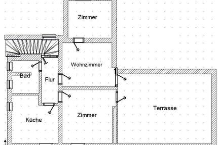 Schöne Dachwohnung mit großer Dachterrasse und Panoramablick - Sankt Katharinen