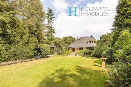 Ob Landhaus oder Moderne - Traumgrundstück mit EFH auf parkähnlichem Garten - Moorrege b Uetersen