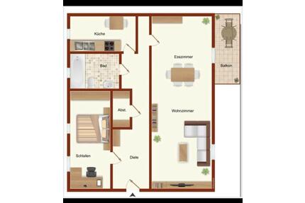 Charmante 2-Zimmer-Wohnung mit Balkon - sofort bezugsfrei - Frankenberg (Eder)