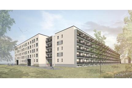 Wohnberechtigungsschein erforderlich! - sanierte 3-Raum-Wohnung mit Dusche und Badewanne - Jacobsdorf