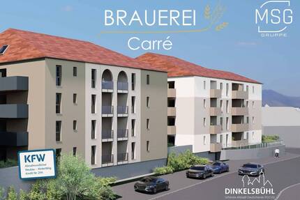 Gefragte Größe: 2-Zimmer Wohnung mit Loggia - Dinkelsbühl