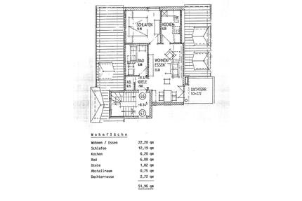 Helle 2-Zi. DG-Whg., 51 m², Balkon Krumbach ab 01.05. - Krumbach (Schwaben)