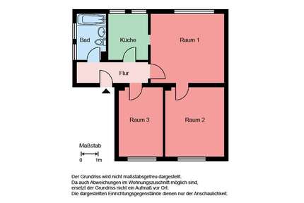 Wohnung zum Mieten in Castrop-Rauxel 439,00 € 58.4 m²