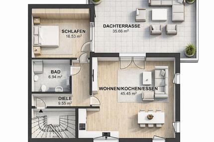 Penthouse mit Naturblick in Katzenelnbogen