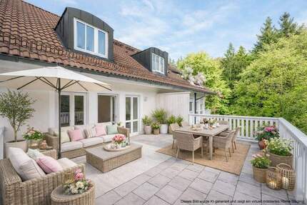 AIGNER: Ruhig und mit besonderem Charme: Maisonettewohnung mit großzügiger Dachterrasse am Stadtrand - München Ramersdorf-Perlach