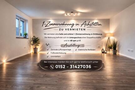 1 - Zimmerwohnung in Achstetten zu vermieten - Laupheim