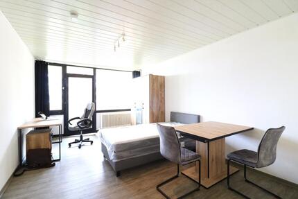 Vollmöblierte 1-Zimmer-Wohnung mit Loggia und Aussicht - Marburg Marbach