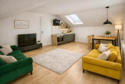 Möbliert & Zentral:Renovierte DG-Wohnung in Fellbach mit EBK - Kornwestheim