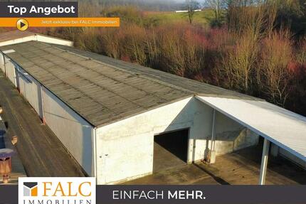 Platz gefällig? Praktische Lagerhalle in Möckmühl - FALC Immobilien Heilbronn