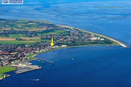 Grimmershörnbucht: große Traumwohnung mit Terrasse & Garten, Pkw-Platz mit eigener Elektro-Ladesäule - Cuxhaven Döse