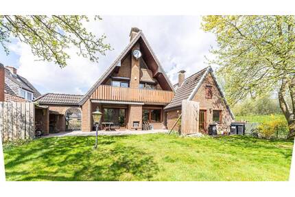RESERVIERT !!! Charmantes Einfamilienhaus mit Wärmepumpe großem Südgrundstück und direkter Deichlage in Bremen-Grolland