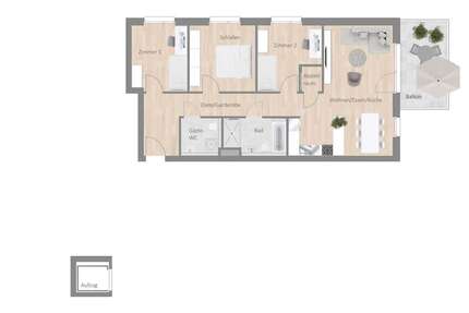 Wohnung zum Mieten in Besigheim 1.380,00 € 96.36 m²