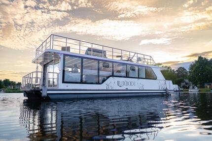 Natur genießen mit dem Hausboot, führerscheinfrei, 2-7P, Müritz - Röbel/Müritz