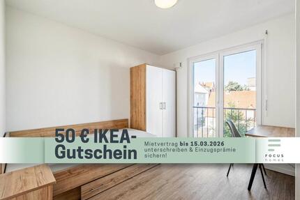 STUDENTS ONLY: YOUR SHARING ROOM IN A 2-ROOM APARTMENT: Furnished student apartment in Heidelberg with all-in rent