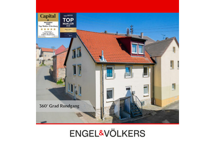 Gepflegtes Zweifamilienhaus mit durchdachter Aufteilung und guter Substanz! - Tauberbischofsheim Distelhausen