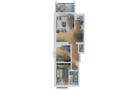 Wohnung zum Mieten in Rodgau 1.320,00 € 87.46 m²